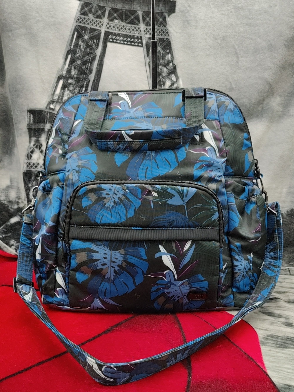 Lug Canter Blue Leaf Backpack /Crossbody